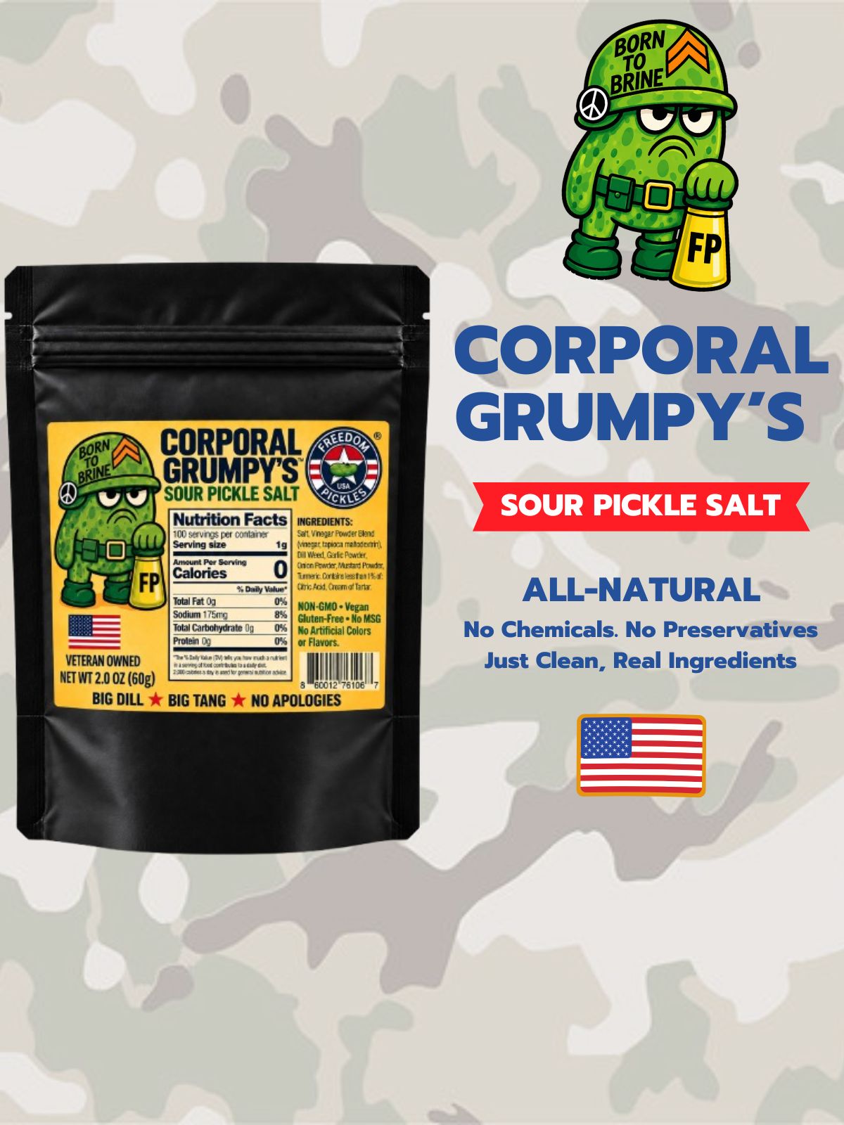 Corporal Grumpy’s™ Sour Pickle Salt