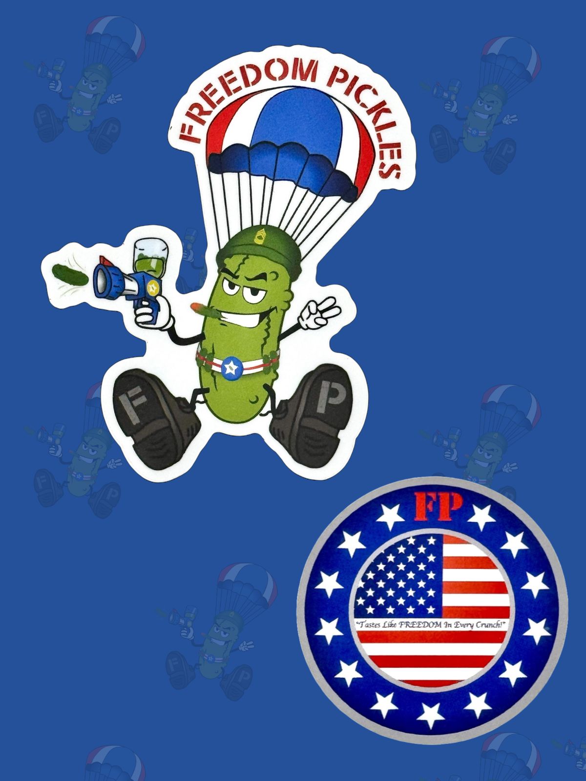 Freedom Pickles Stickers
