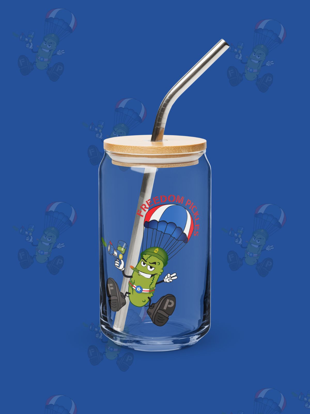 Can-shaped glass
