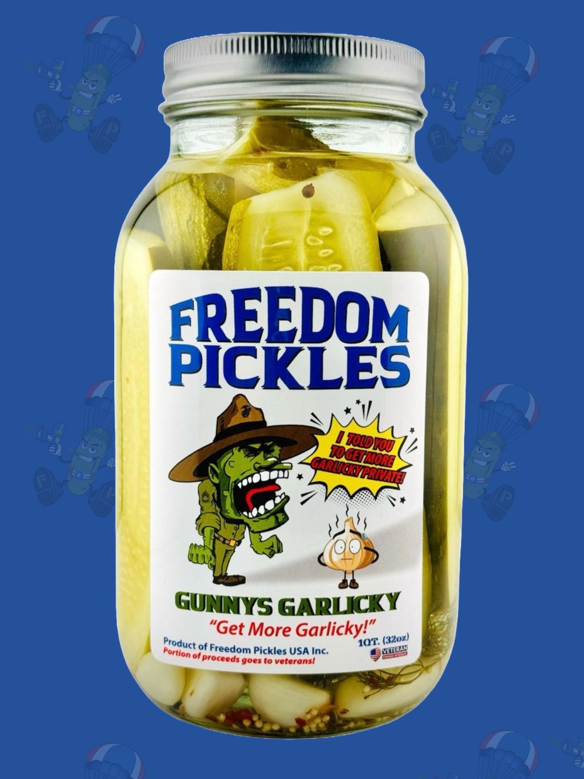 Gunnys Garlicky - Bold Garlic Pickles
