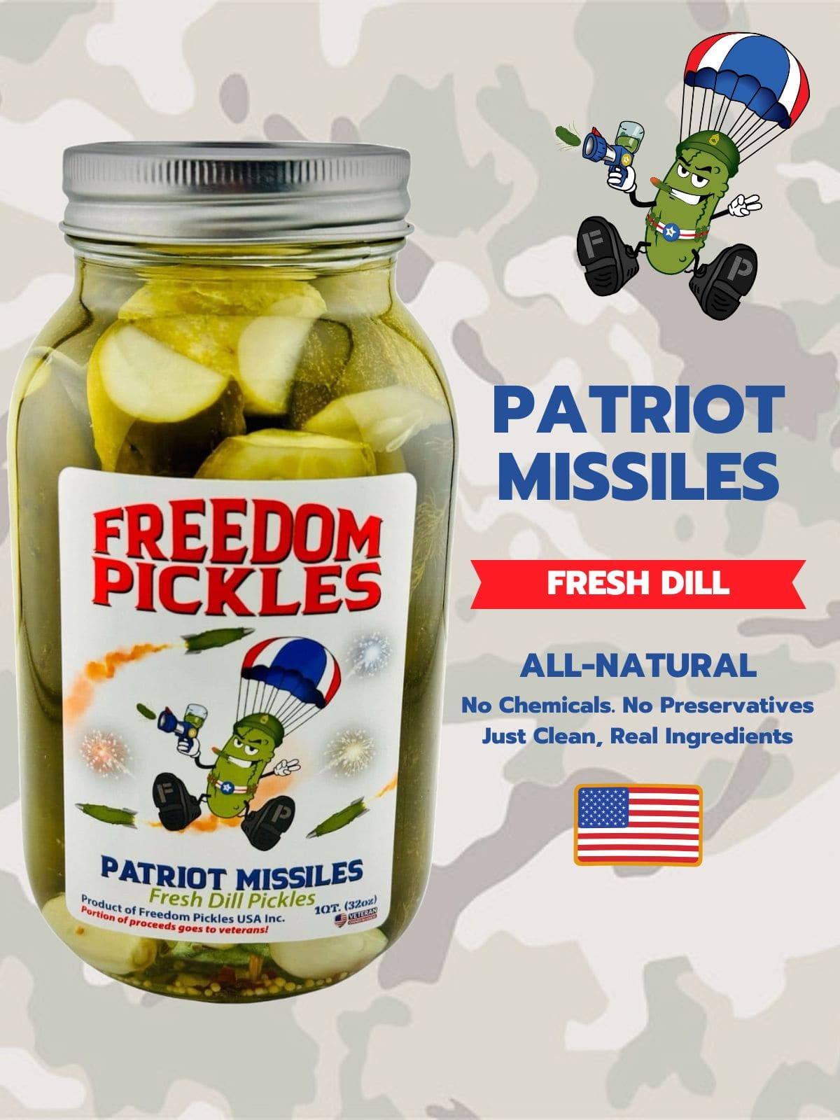 Patriot Missiles - Fresh Dill Pickles
