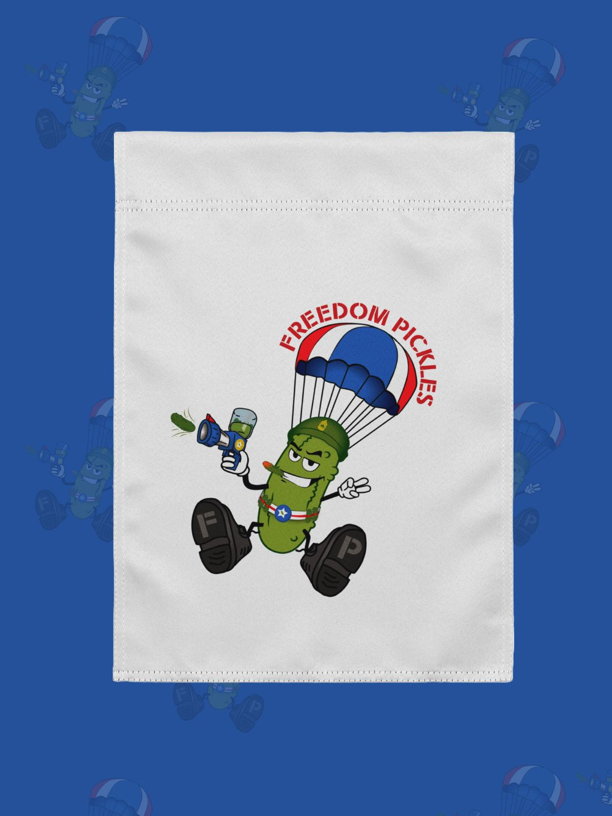 Freedom Pickles Garden flag