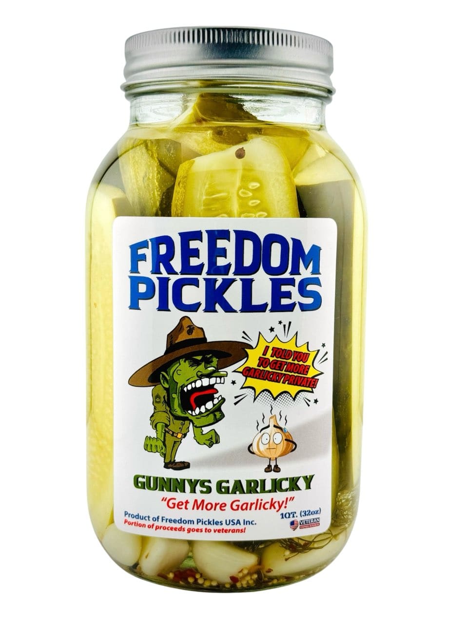 Gunnys Garlicky - Bold Garlic Pickles